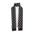Twinset Black/White Logo Scarf