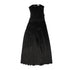 Urban Edge Black Ruched Maxi Dress