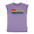 Piupiuchick Purple w/ Multicolor Wave Print T-Shirt Dress