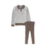Bace Beige Bubble Knit Sweater Set