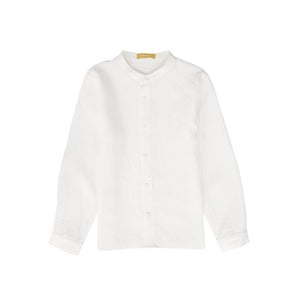 Le Bourdon Ivory Linen Shirt