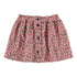 Piupiuchick Pink Flowers Short Skirt