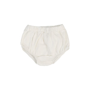 Lil Legs White Basic Bloomers