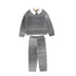 Le Bourdon Grey Ombre Knit Sweater Set