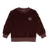 Wynken Chocolate Velour Sweater