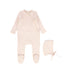 Bebe Jolee Pink Wrap Stitch Footie