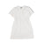 Bace White Pique Varsity Stripe Short Sleeve Dress