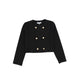 Bace Black Military Style DB Blazer