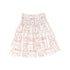 Bace Pink Paisely Handkerchief Print Layered Skirt