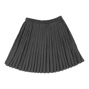 Lil Legs Grey Knife Pleated Skirt