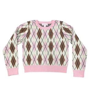 Design History Girls Misty Mauve Sweater