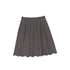 Bace Charcoal Wool Scallop Pleated Skirt