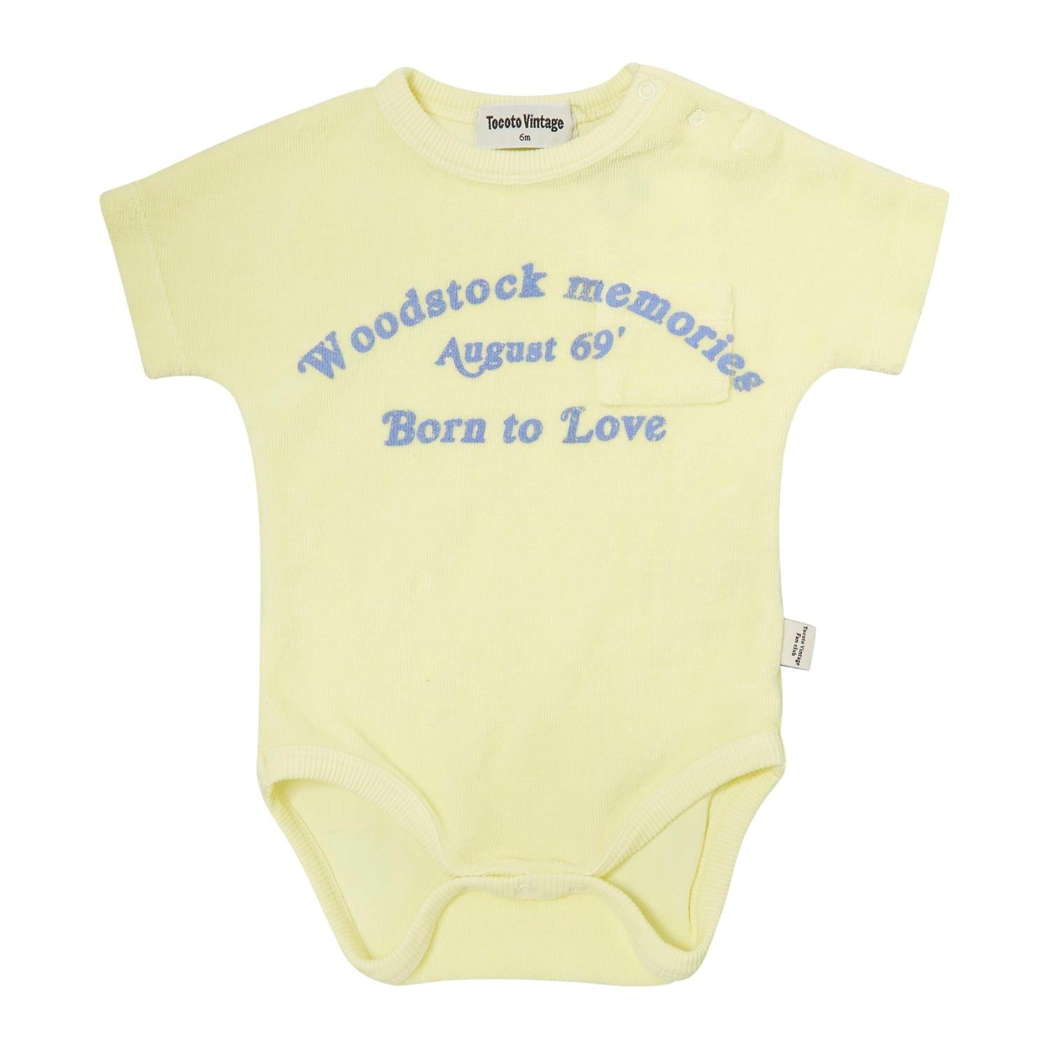 TOCOTO VINTAGE TERRY ROMPER TOCOTO VINTAGE TERRY ROMPER