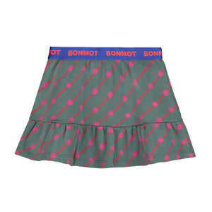 Bonmot Good Night All Over Flowers Mini Skirt