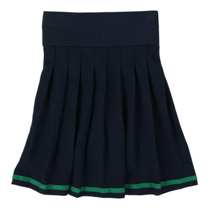 Lil Legs Navy Pleated Skirt