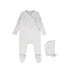 Bebe Jolee Blue Wrap Stitch Footie