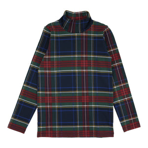 Lil Legs Plaid Mockneck