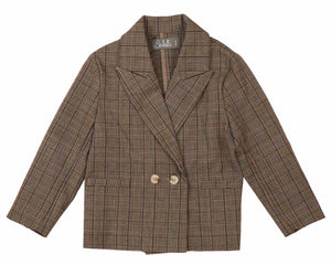 Belati Multi Houndstooth Two Button Jacket