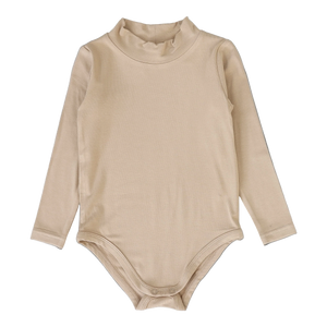Lil Legs Oat Bamboo Mockneck Onesie
