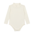 Lil Legs Off White Bamboo Mockneck Onesie