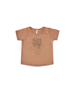 Rylee + Cru Terracota Flower Baby Tee