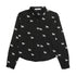 Urban Edge Black Denim Horse Print Shirt