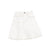 Bamboo White Denim Stitched Detail Skirt