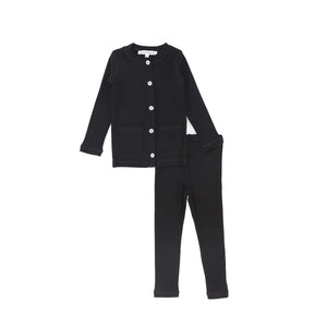 Parni K546 Black Toddler Rhinestone Set