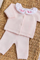 Tartine et Chocolat Rose Pale Collar Knit Set