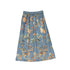 Valentina Floral Garden Print Pleated Maxi Skirt