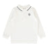 Lil Legs White Collar Trim Polo