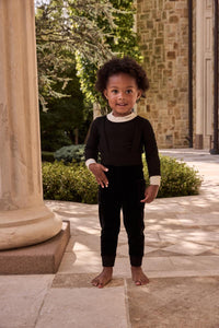 Parni K567 Black Velour Overall Set