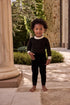 Parni K567 Black Velour Overall Set
