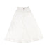 Bamboo White Denim Stitched Detail Maxi Skirt