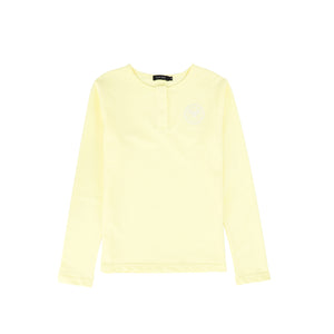 Bamboo Yellow Tennis Racquet LS Tee