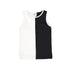 Water Club Black White Colorblock Swim Tank