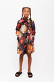 Christina Rohde Floral Suede Boutique Dress 1144 120