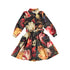 Christina Rohde Floral Suede Boutique Dress 1144 120