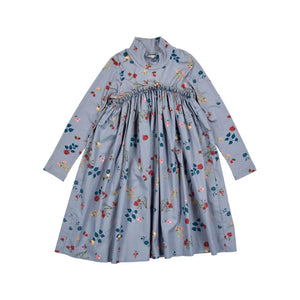 Christina Rohde Blue Mockneck Dress