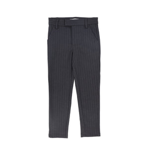 Bace Grey Striped Wool Pants