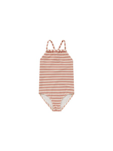 Rylee + Cru Pink Stripe Sky 1Pc Bathing Suit
