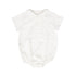 Bamboo White Double Breasted Romper