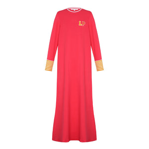 Parni PJ90 Pink Varsity Colorblock Nightgown