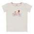 Lil Legs White Short Sleeve Bike Girl Tee