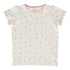 Lil Legs White Cherry Flower Short Sleeve Tee