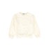 Bace Ivory Tennis Racquet Embossed Sweatshirt