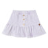 Tocoto Vintage Lilac Colorful Denim Ruffle Skirt