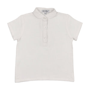 Kin+Kin K268 Winter White Boys Short Sleeve Shirt