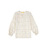 Le Bourdon Brown Peter Pan Collared Blouse