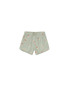 Rylee + Cru Sage Beach Balls Swim Trunk